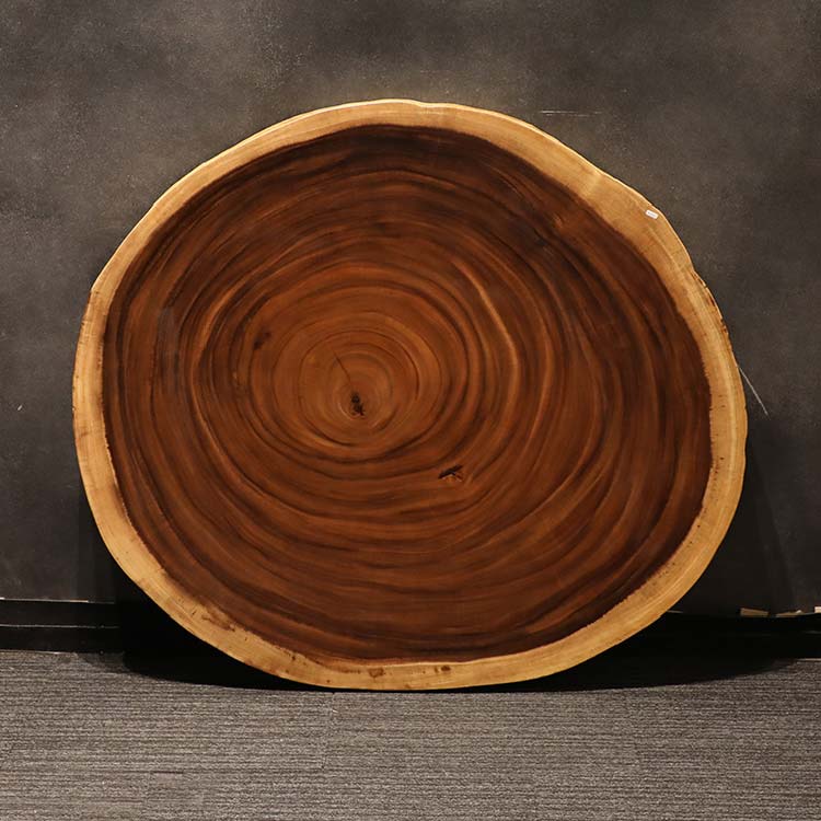 【SOLD OUT】一枚板　モンキーポッド　輪切り 134-A-8-4　(W116cm)