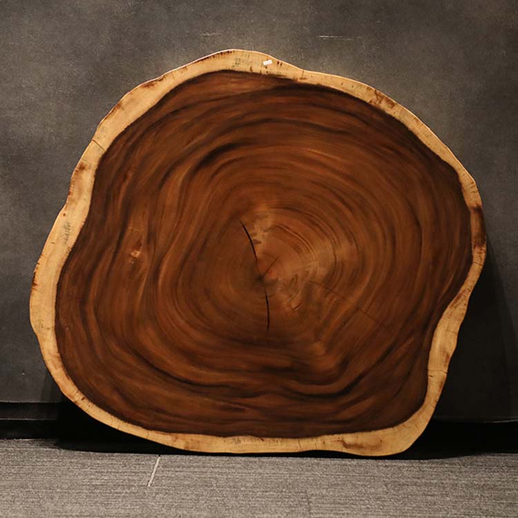 一枚板　モンキーポッド　輪切り 134-A-8-1　(W107cm)
