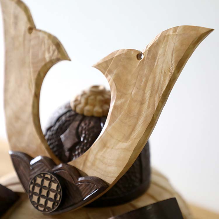 手彫り兜 #七宝つなぎ