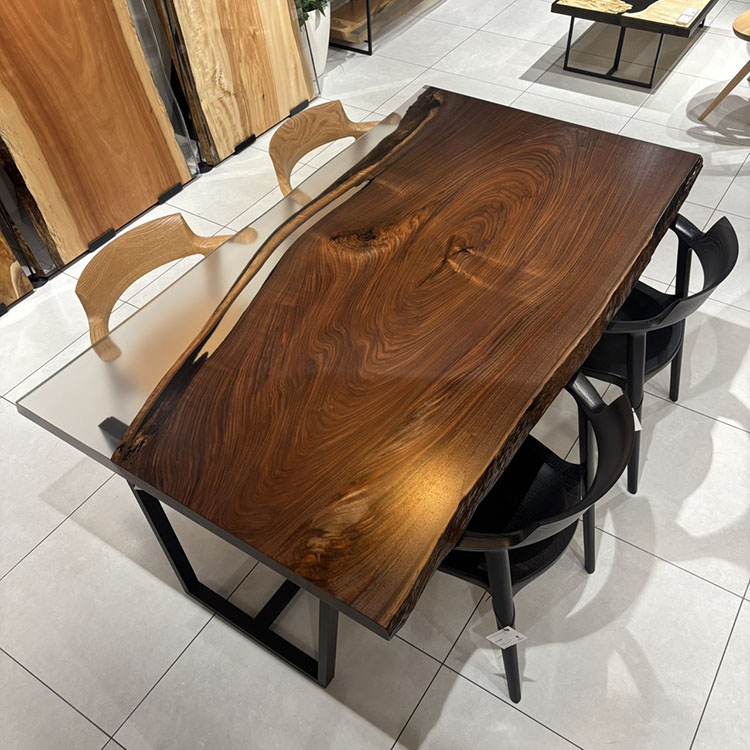 RESIN　ウォールナット(杢)　312670-3-2　(W180cm)