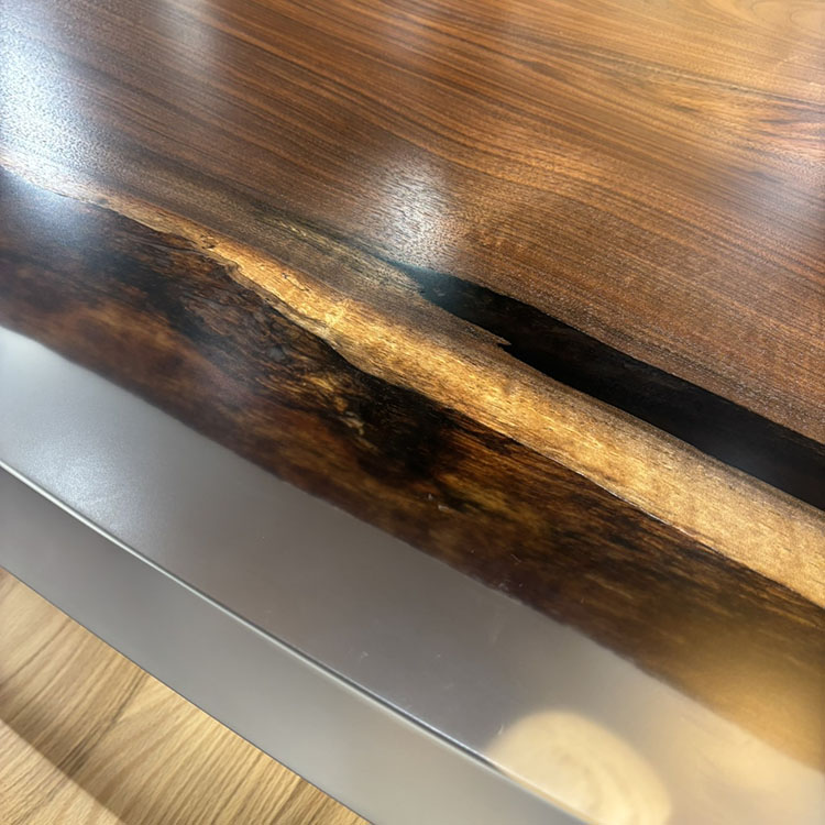 RESIN　ウォールナット(杢)　312670-3-2　(W180cm)