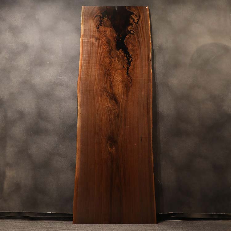 一枚板　ウォールナット(杢)　HZ-241129　(W290cm)