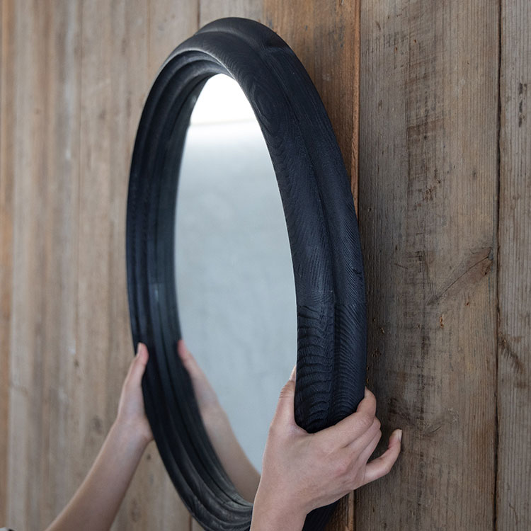 リンネ ミラー 直径80cm