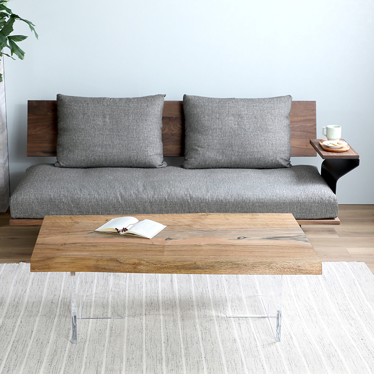 ローテーブル用】 T型アクリル脚 ※2本1組