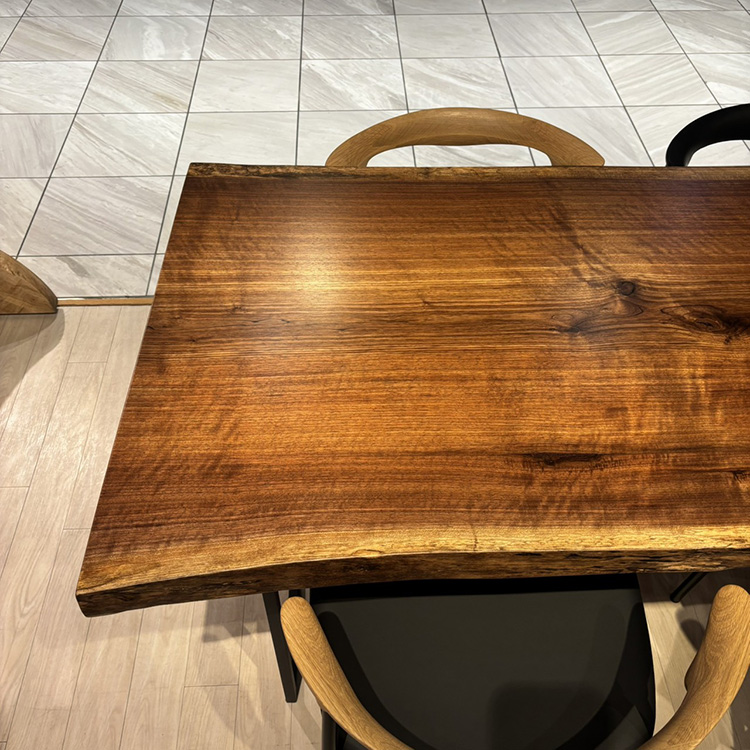 一枚板　ウォールナット(杢)　GZZ-162795-6　(W160cm)