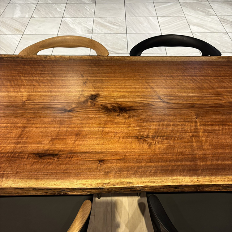 一枚板　ウォールナット(杢)　GZZ-162795-6　(W160cm)