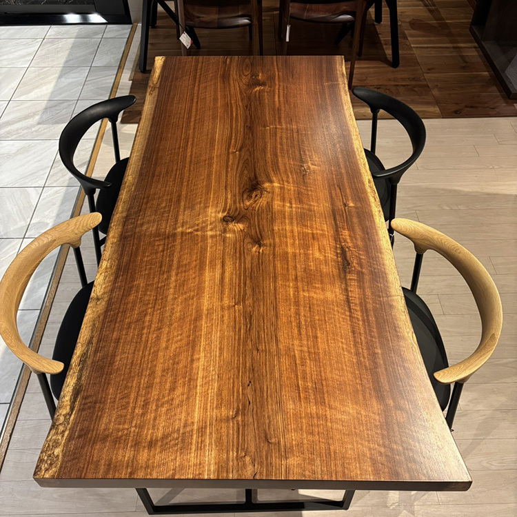 一枚板　ウォールナット(杢)　GZZ-162795-6　(W160cm)