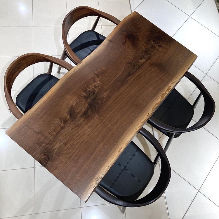 一枚板　ウォールナット(杢)　GZZ-162781-5　(W150cm)