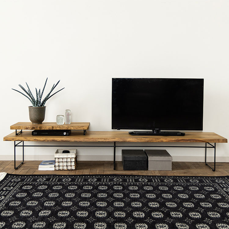 ボーデン テレビボード ライブエッジ 210cm WF-1