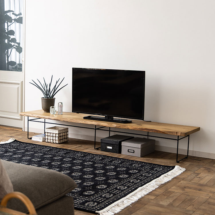 ボーデン テレビボード ライブエッジ 210cm WF-1