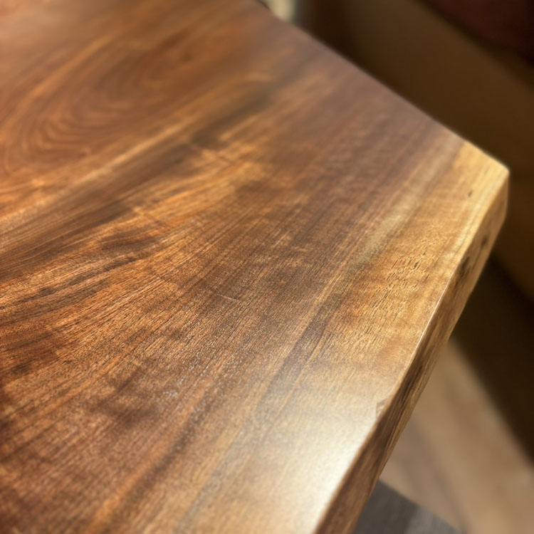 ハギ天板　ウォールナット(杢)　テトラ　HZ-HZ+HZ　(W120cm)