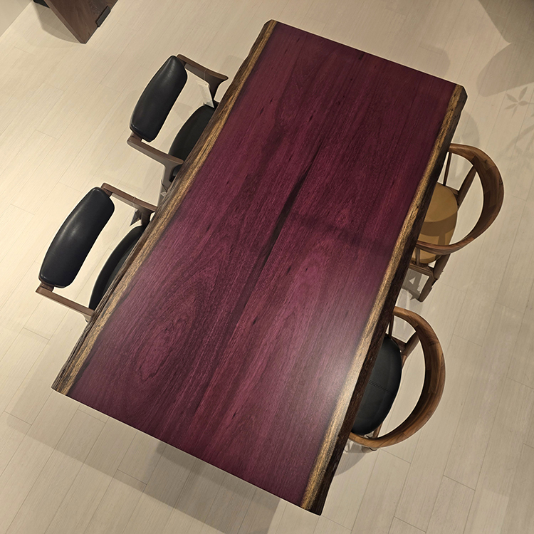 ハギ天板　パープルハート　321-3/3-2-1+2　(W180cm)