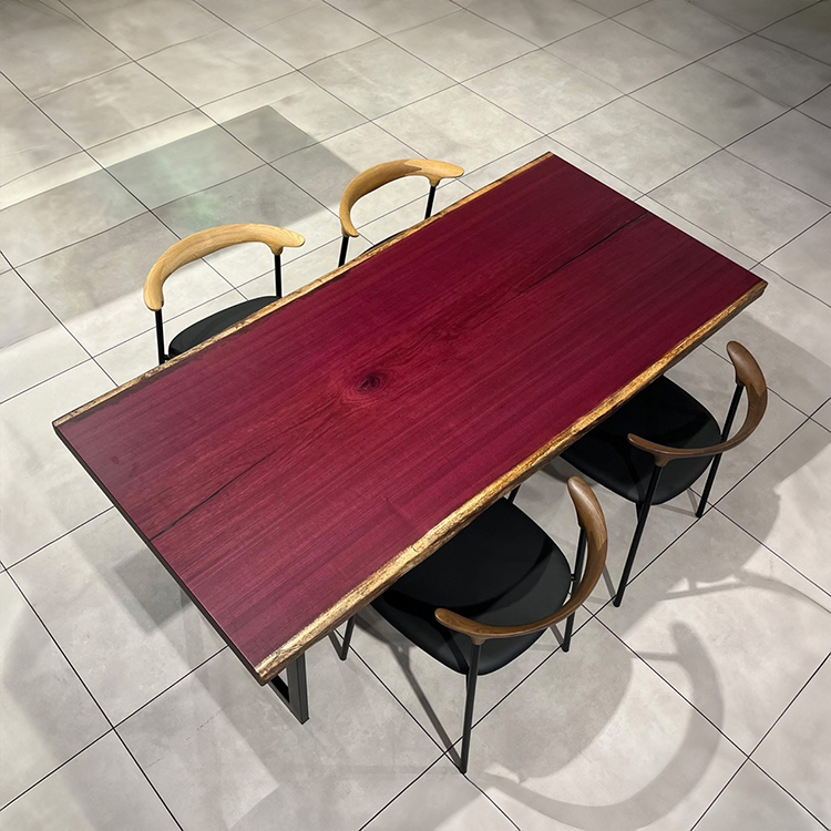 一枚板　パープルハート　321-3/3-7-1　(W180cm)