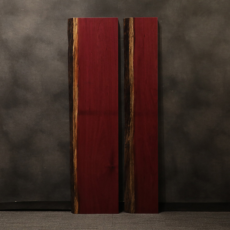 一枚板　パープルハート　321-3/3-12-1+12-2　(W200cm)