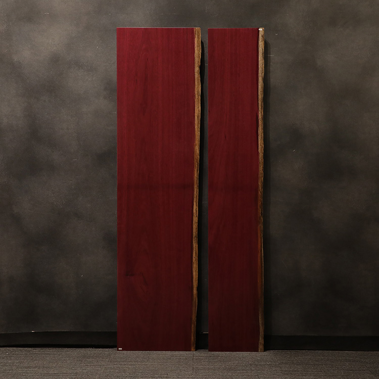 一枚板　パープルハート　321-3/3-12-1+12-2　(W200cm)