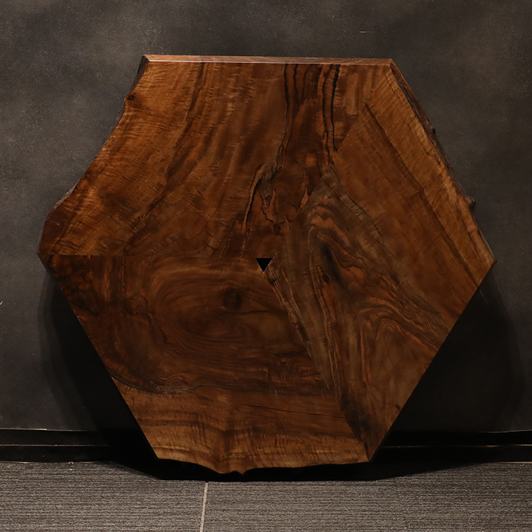 ハギ天板　クラロウォールナット　テトラ　HZ-HZ+HZ　(W120cm)