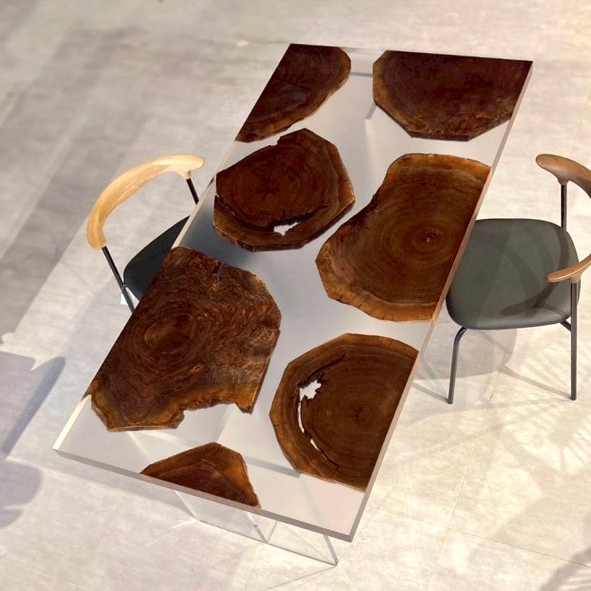 RESIN　ウォールナット(杢)　191+146+HZ　(W180cm)