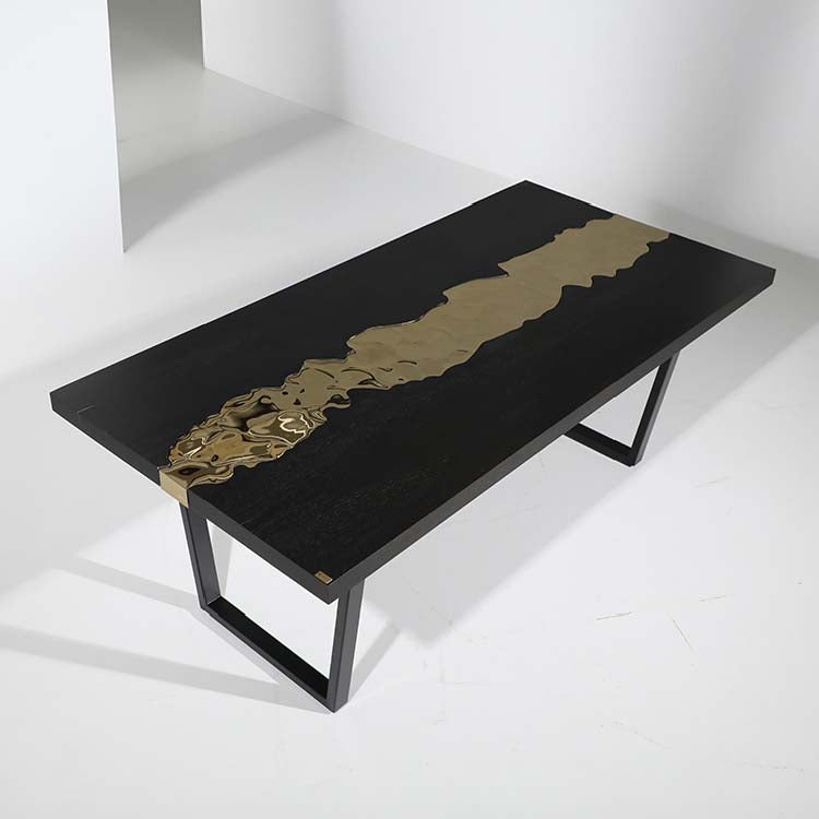 【SOLD OUT】idea river ゴールド(材：ゼブラウッド着色) 専用脚セット