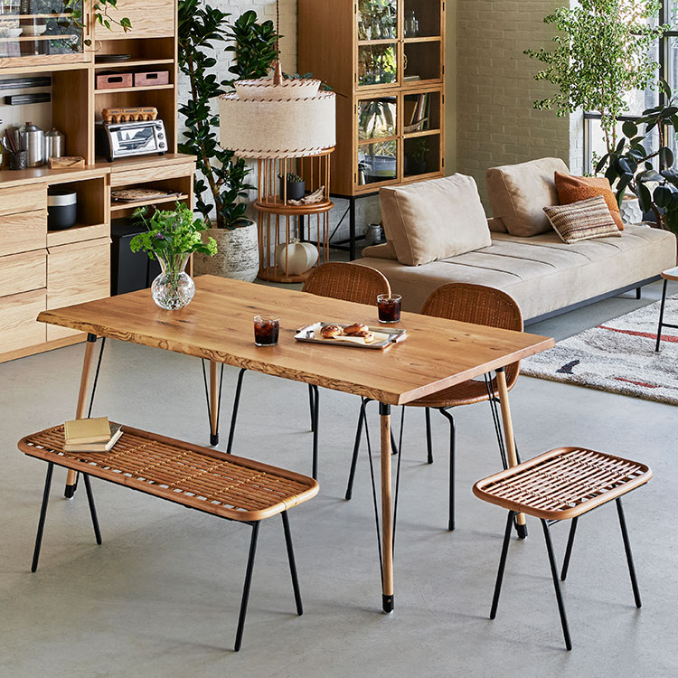 ケイン ベンチ ナチュラル