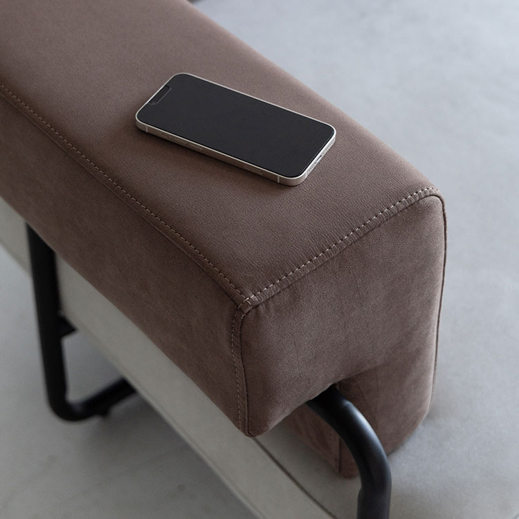 ターズ ソファ 2人掛け左肘 SUDカリブ/SUDライトグレー