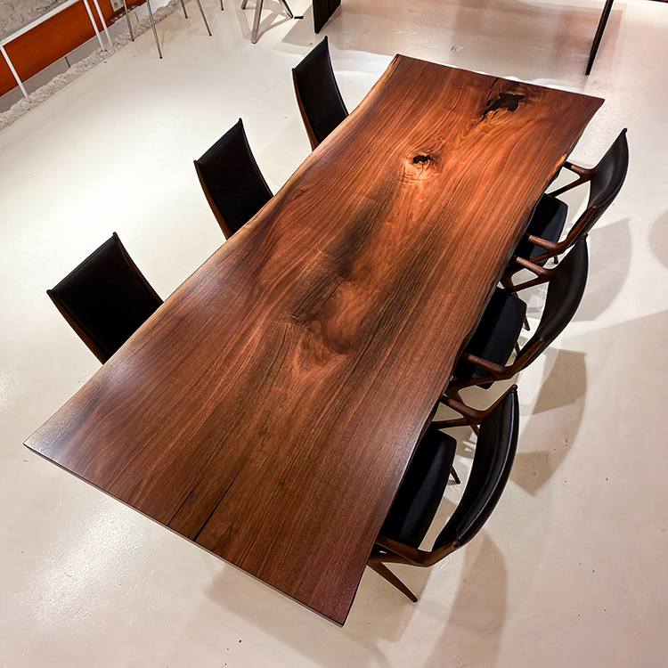 一枚板　ウォールナット　5302-9　(W240cm)