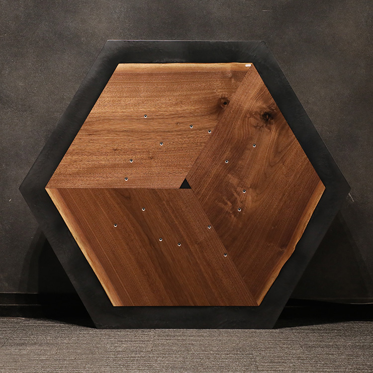 RESIN　ウォールナット　SK-011-5-1+5-2+5-3　(W120cm)