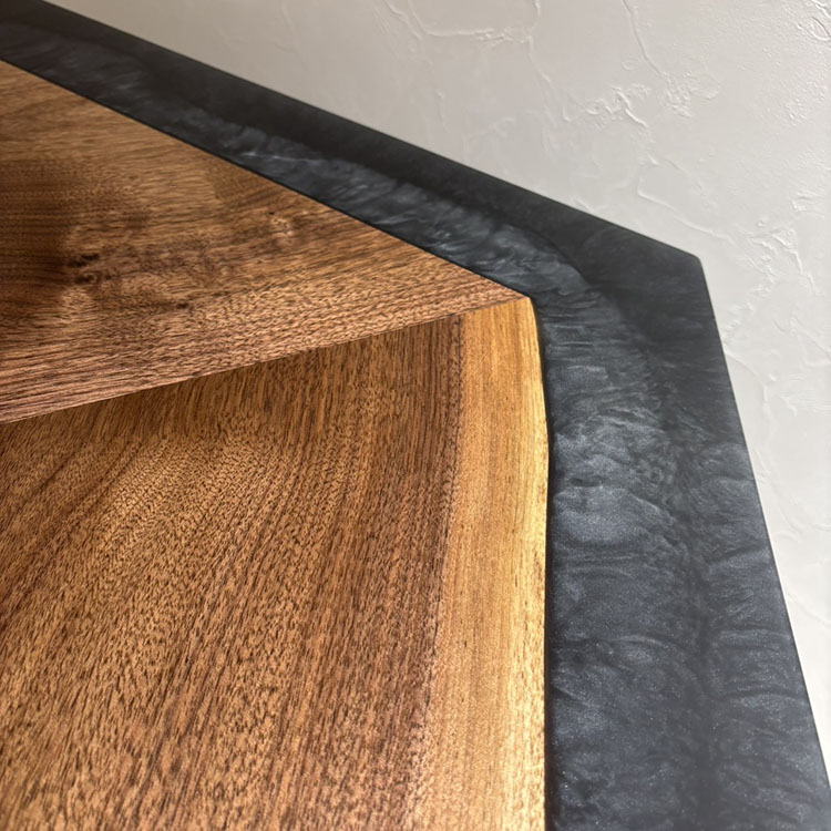 RESIN　ウォールナット　SK-011-5-1+5-2+5-3　(W120cm)