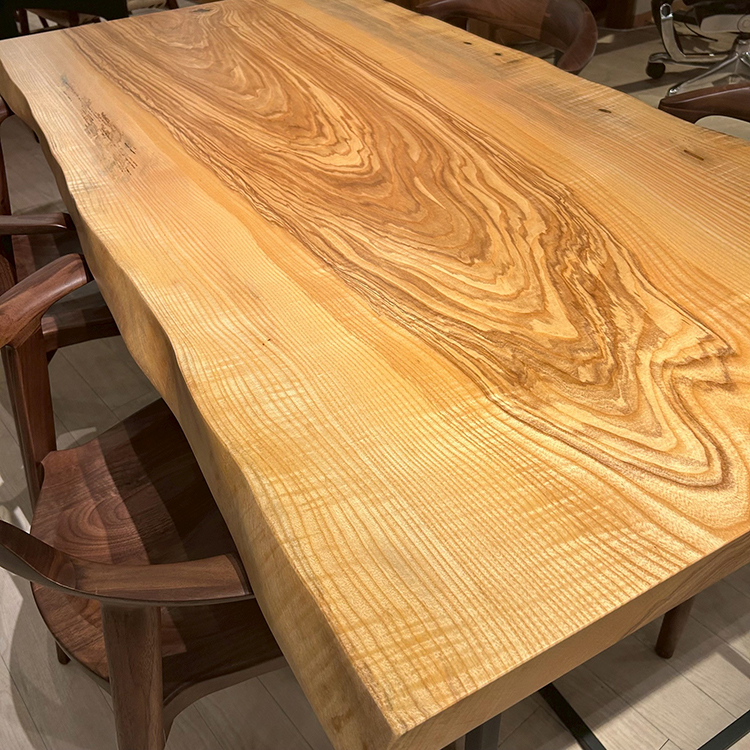 一枚板　アッシュ(杢)　22156-5-1　(W160cm)