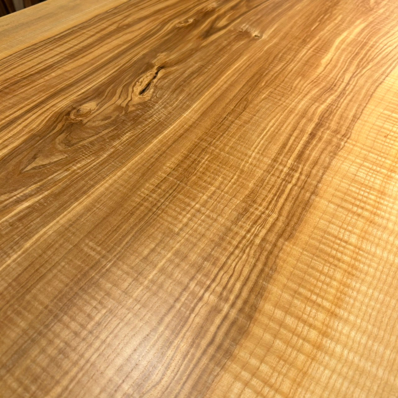 一枚板　アッシュ(杢)　22156-7-2　(W180cm)