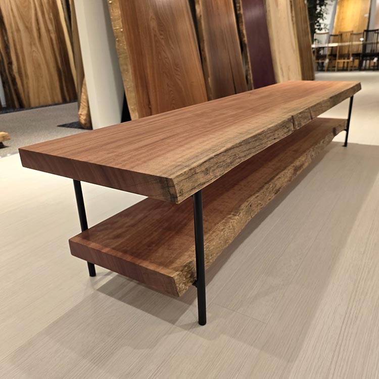 一枚板　ボセ(杢)　356-2/2-15-1+15-2　(W200cm)