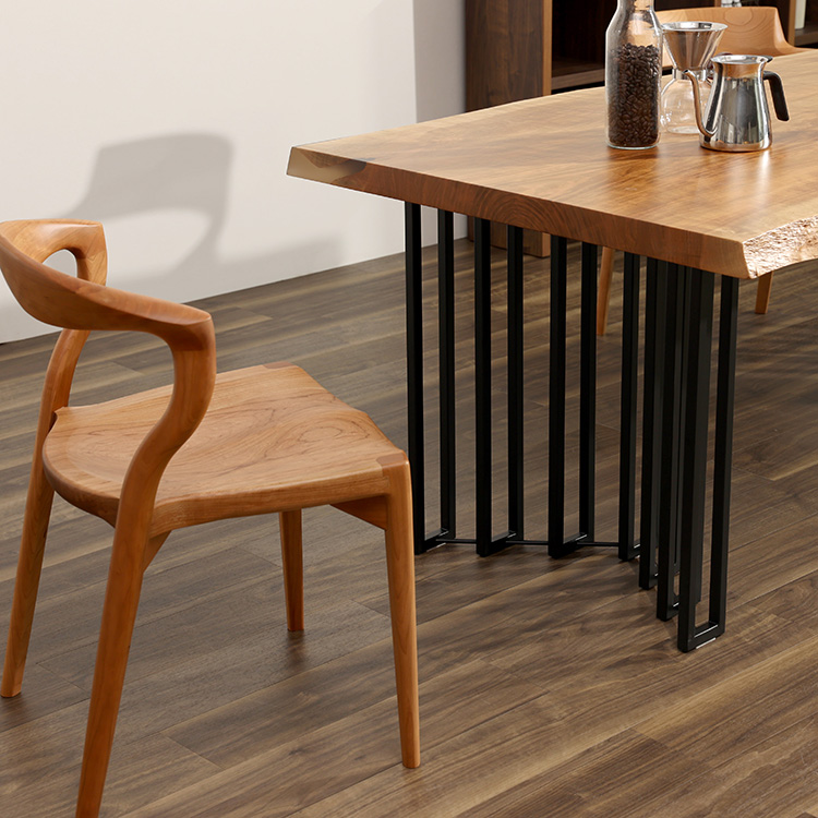 【ダイニング用】コルビス　スチール脚　ブラック　※2本1組