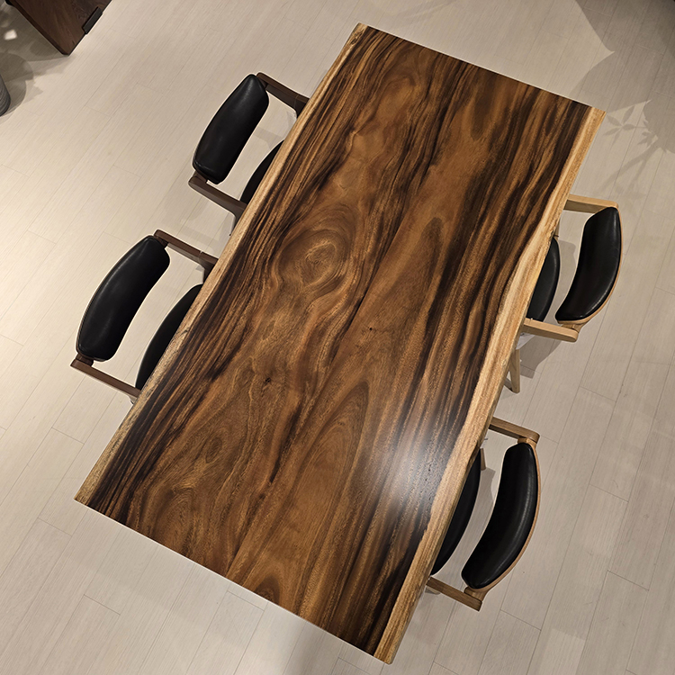 ハギ天板　モンキーポッド　069-2-3+2-5　(W180cm)