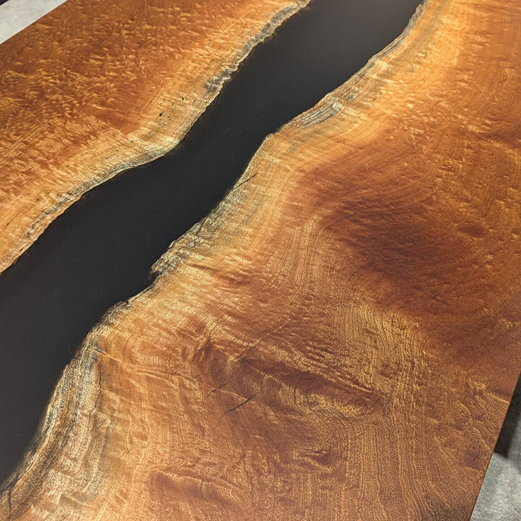 RESIN　サペリ(杢)　388-1/2-33-1+33-2　(W180cm)