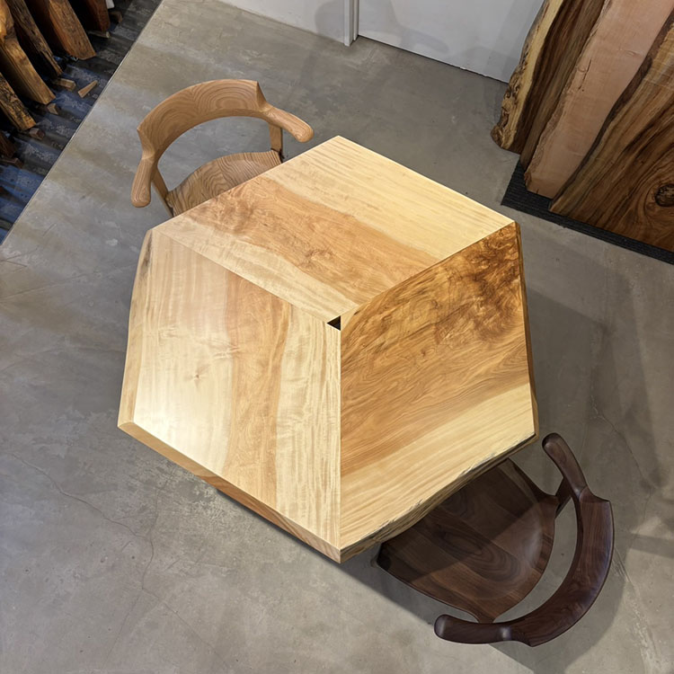 ハギ天板　テトラ　トチ / 栃　341-3-1+3-2+320-3　(W122cm)