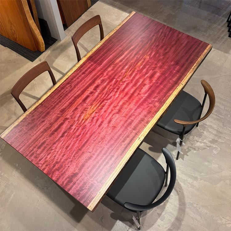ハギ天板　パープルハート(杢)　651-2/2-5-1+5-2　(W180cm)