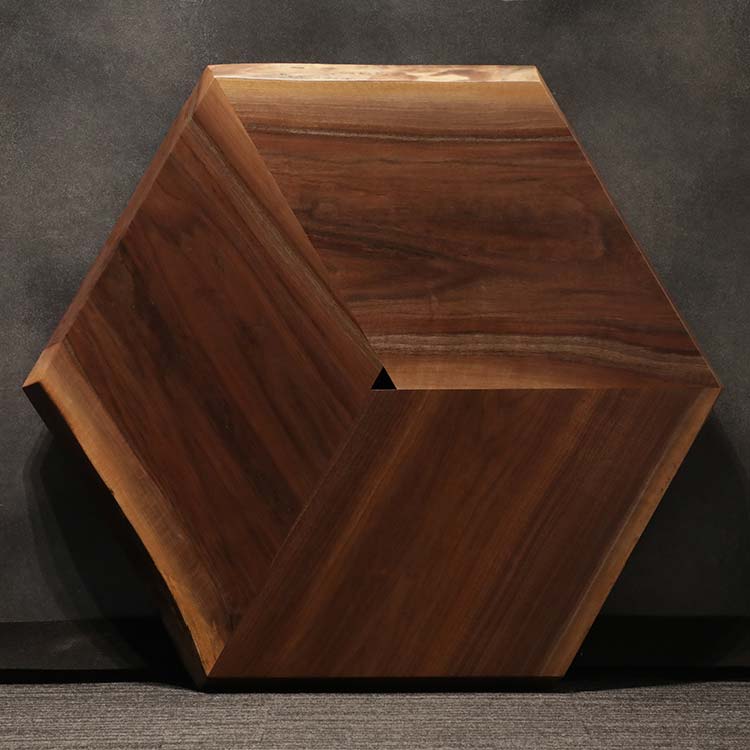 ハギ天板　ウォールナット(杢)　4164-2-1+2-2+174-6-1-2　(W117cm)