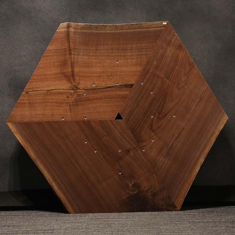 ハギ天板　ウォールナット　1672-5-1+5-2+174-6-1-1　(W118cm)