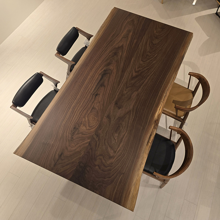 ハギ天板　ウォールナット　253-3+10　(W200cm)