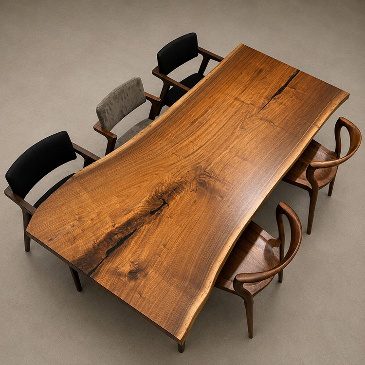 一枚板　ウォールナット　253-7　(W210cm)