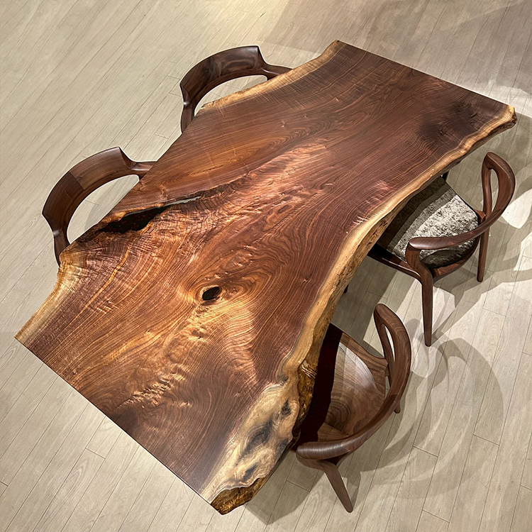 一枚板　ウォールナット(杢)　256-8　(W180cm)