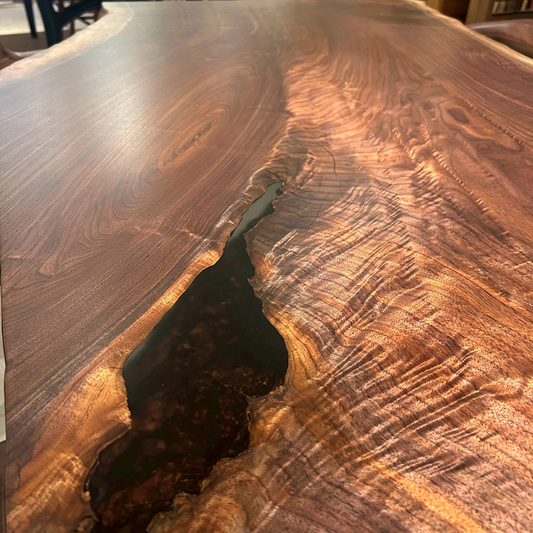 一枚板　ウォールナット(杢)　256-8　(W180cm)