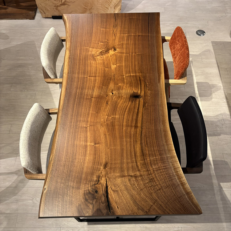 一枚板テーブル　ウォールナット　312-6　(W160cm)