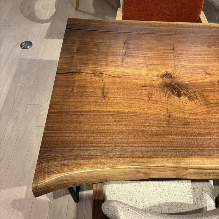一枚板テーブル　ウォールナット　312-6　(W160cm)