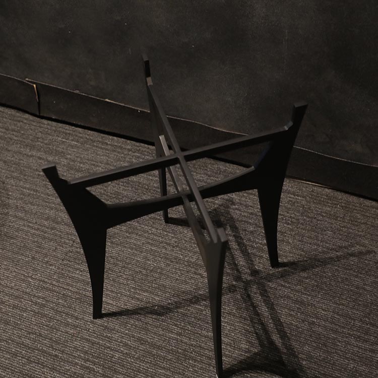 RESIN　ウォールナットサイドテーブル　H400/H500　2セット