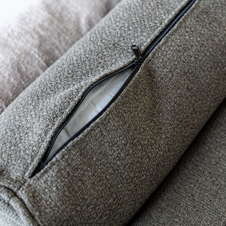 オフトソファ 2.5人掛け GRAチャコールグレー/TIMベージュ