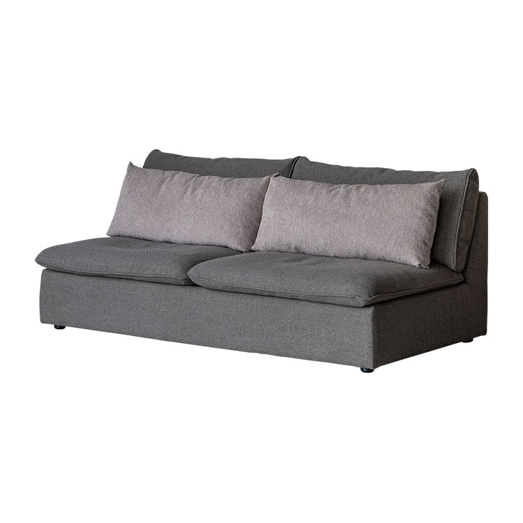 オフトソファ 2.5人掛け GRAチャコールグレー/TIMベージュ