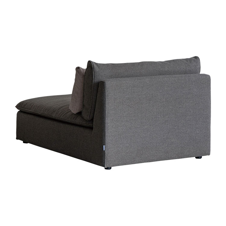 オフトソファ シェーズ GRAチャコールグレー/TIMベージュ