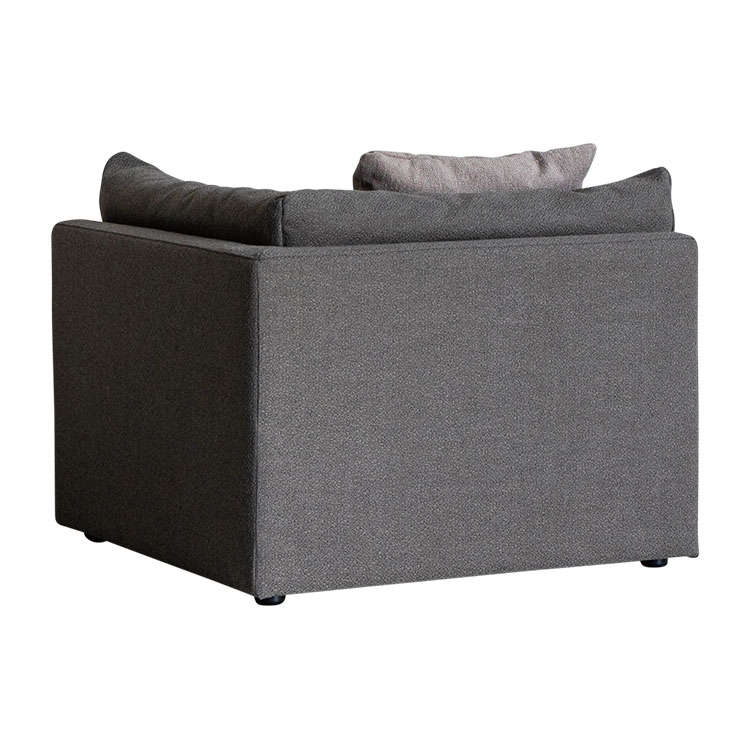 オフトソファ コーナー GRAチャコールグレー/TIMベージュ