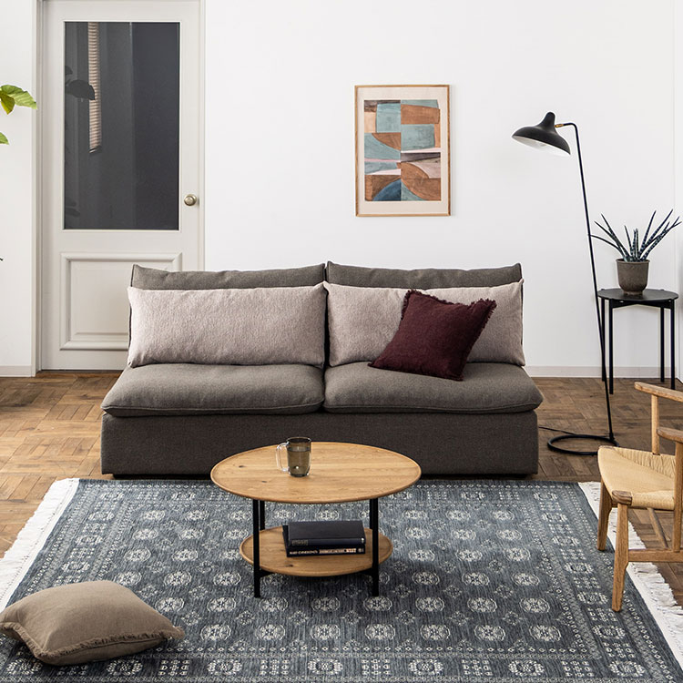 オフトソファ スツール GRAチャコールグレー