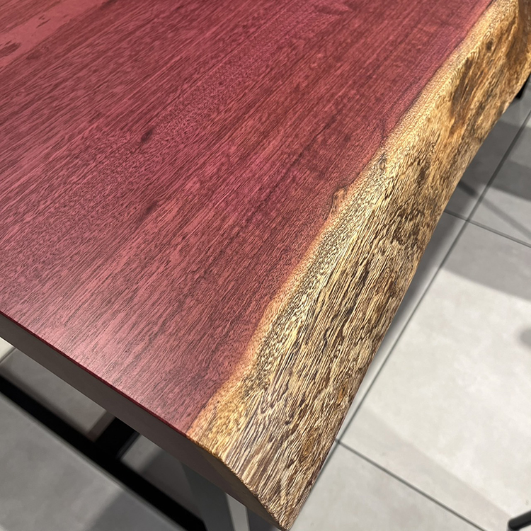 一枚板　パープルハート　323-2/2-26-1　(W150cm)